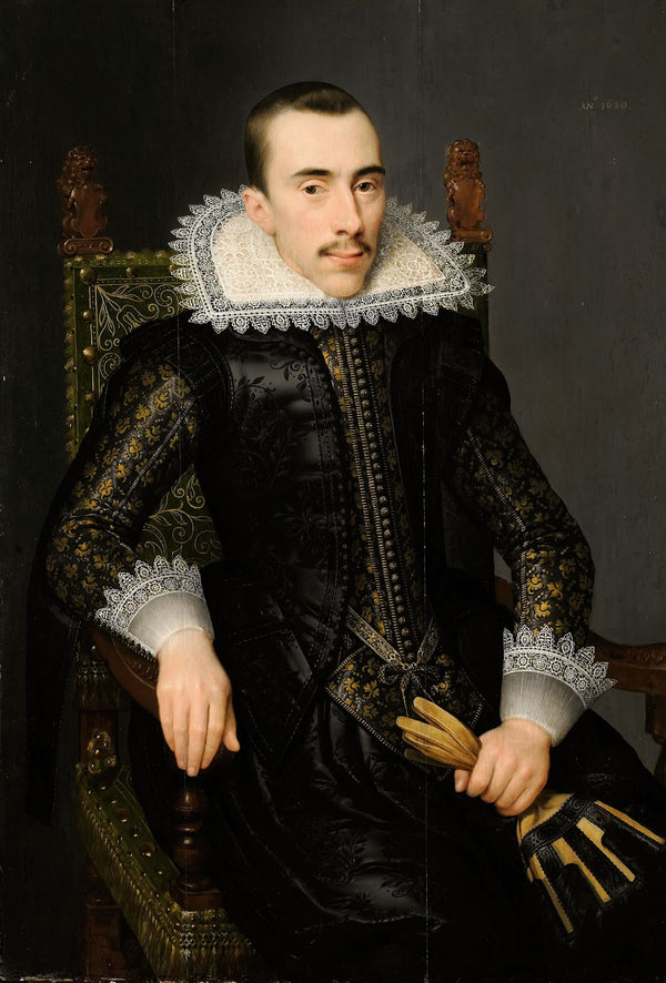 Portrait of a Man possibly Walterus Fourmenois 1596 1653 1620