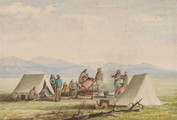Awaiting the Return of MrTinkham 1854