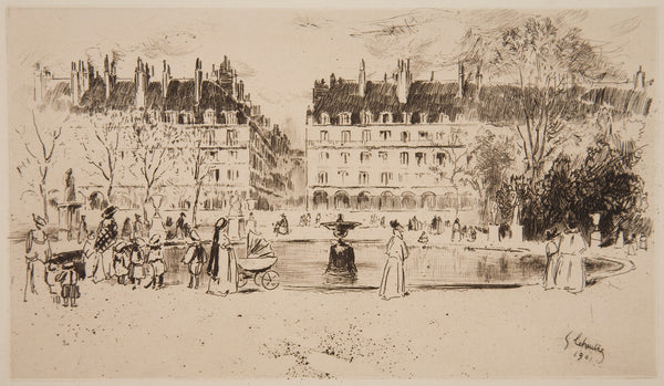 Le Petit Bassin des Tuileries 1901