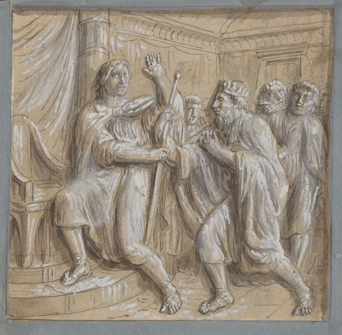 13 drawings after bas reliefs at Florence Pl11 19th Century
