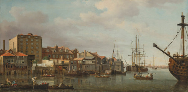 View of the Thames at Wapping