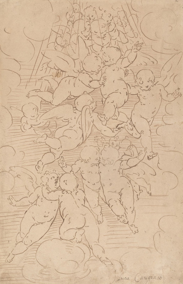 A Group of Angels in Glory 1607