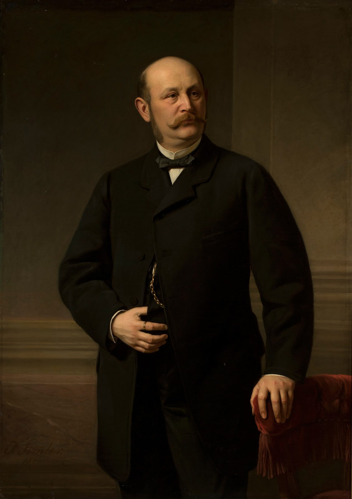 Portrait of Maurycy Brauman 1866