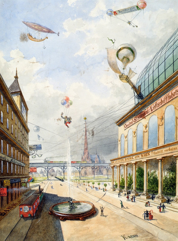 Wien in hundert Jahren 1887