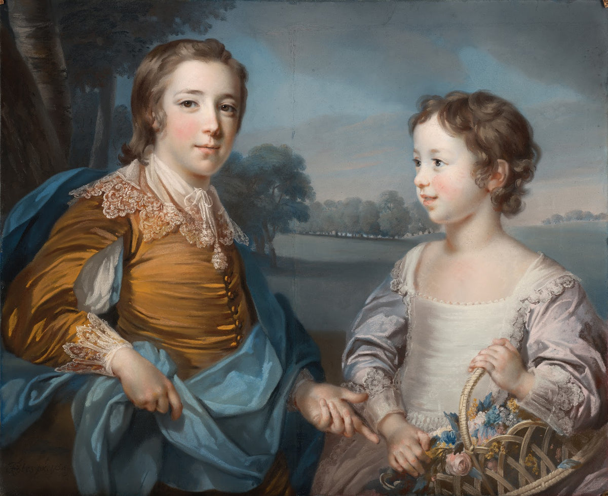 Portrait of Joseph 1741 1786 and his Brother John Gulston 1750 1764 1754