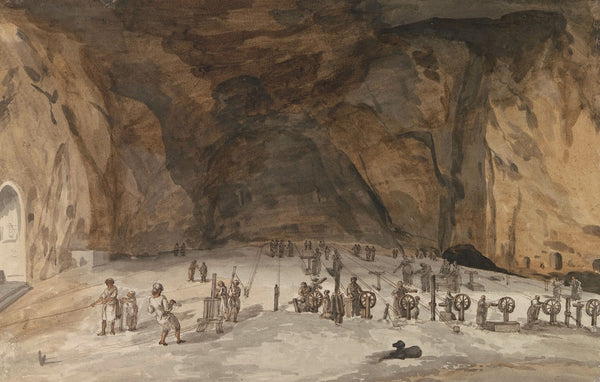 Interieur van grot Santa Maria Capella 1778