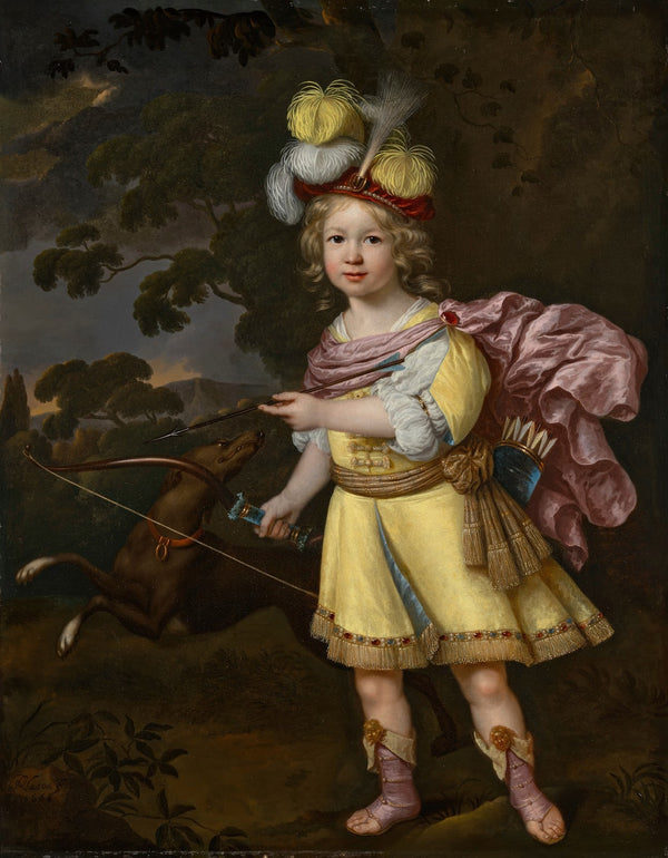 Portrait of a young boy dressed as a hunter 1666