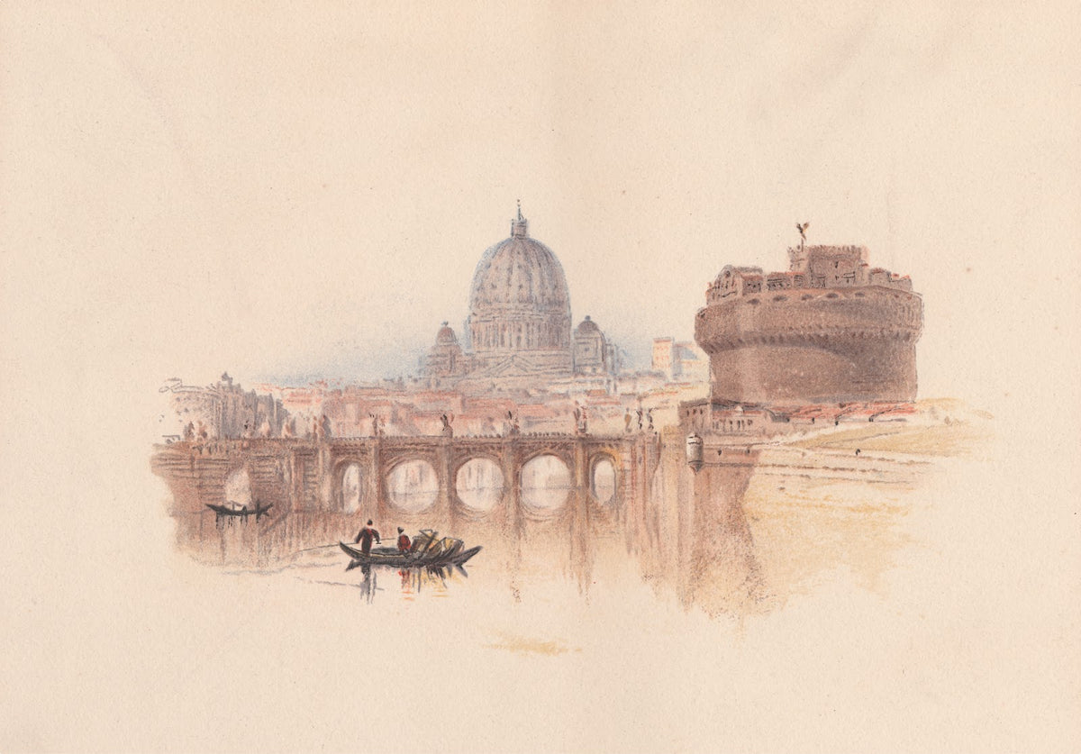 Rome Castle of St Angelo 1884