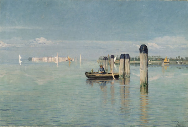 View of the Lagoon in Venice 1883