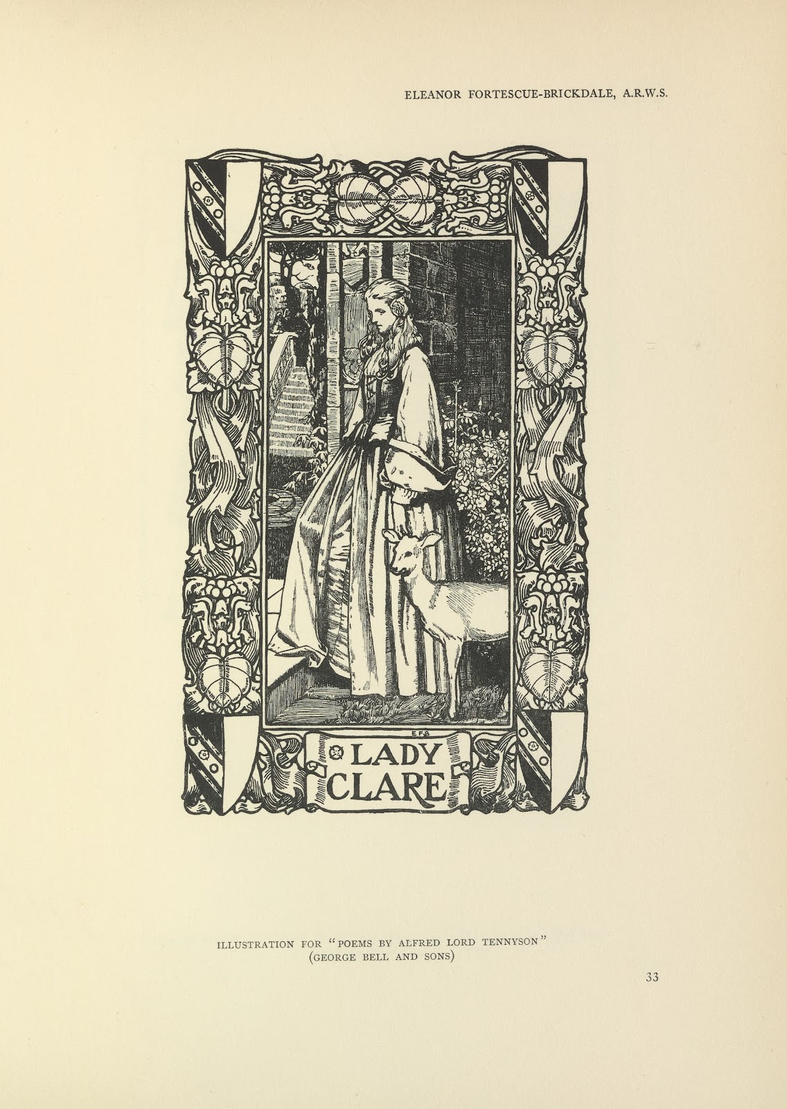 Lady Clare Poems by Alfred Lord Tennyson 1914
