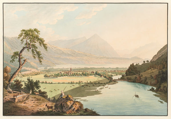 Vue dInterlaken 1915 1945