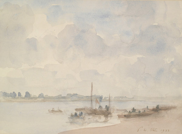 Boating at Maldon Essex 1933