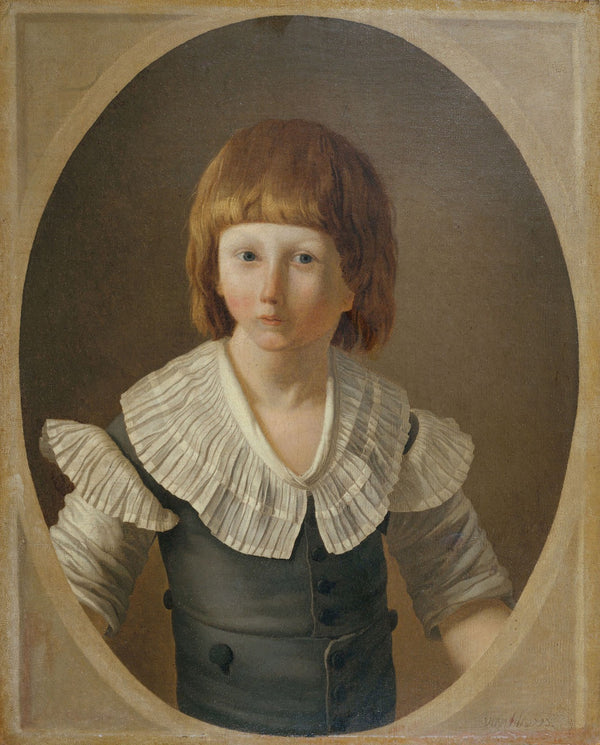 Portrait de Louis XVII 1785 1795 à la prison du Temple 1793