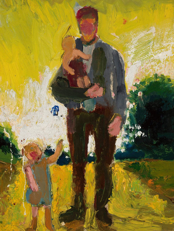 Man with children 1914 18