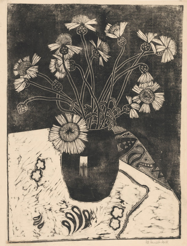 Bloemen in een vaas 1924