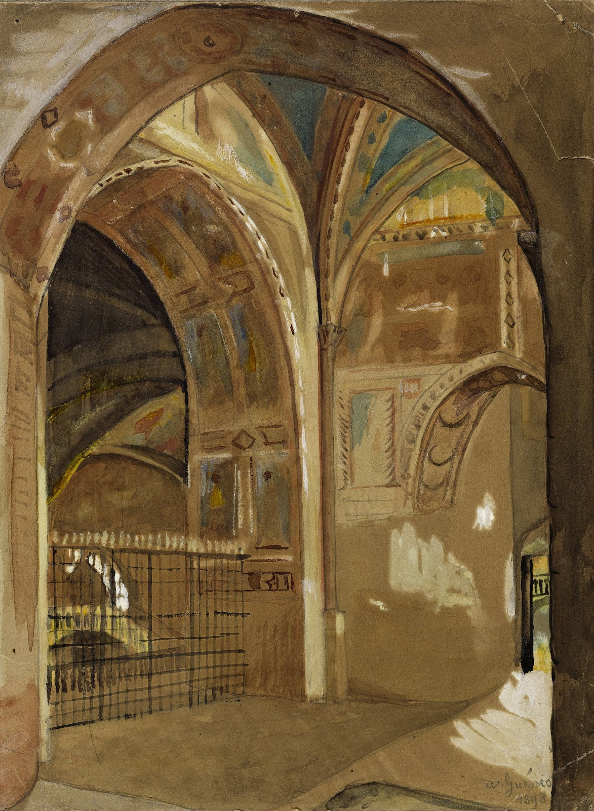 Intérieur de léglise Saint François dAssise 1915 1945