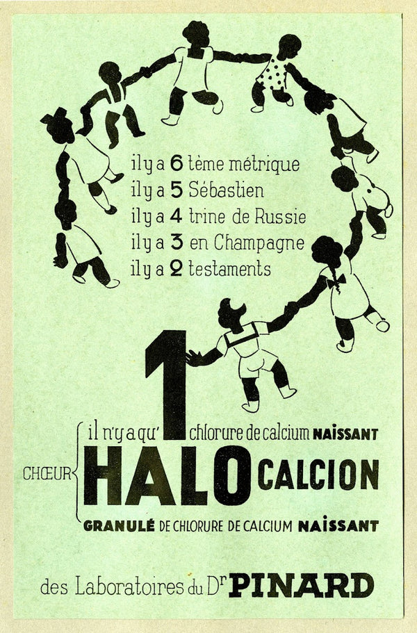 Halo Calcion 1910 1950