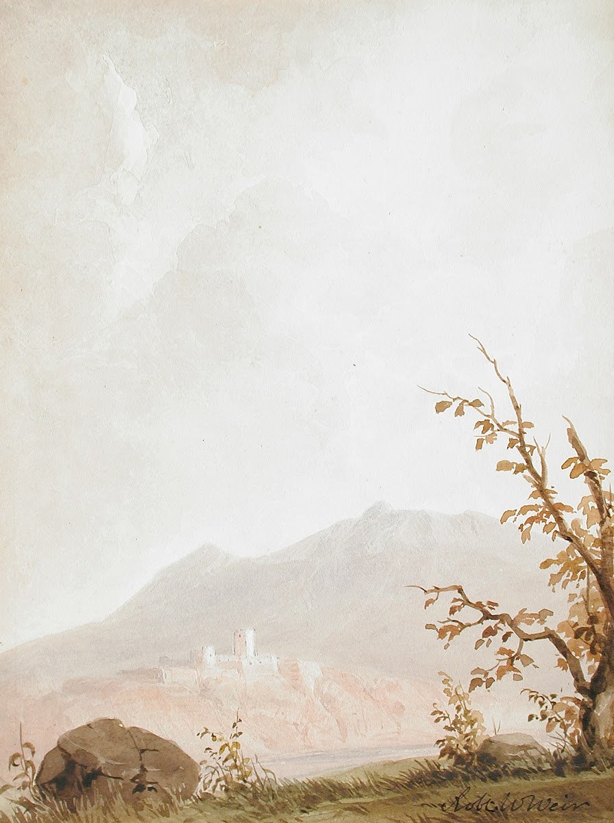 Italian Landscape circa 1825 1827