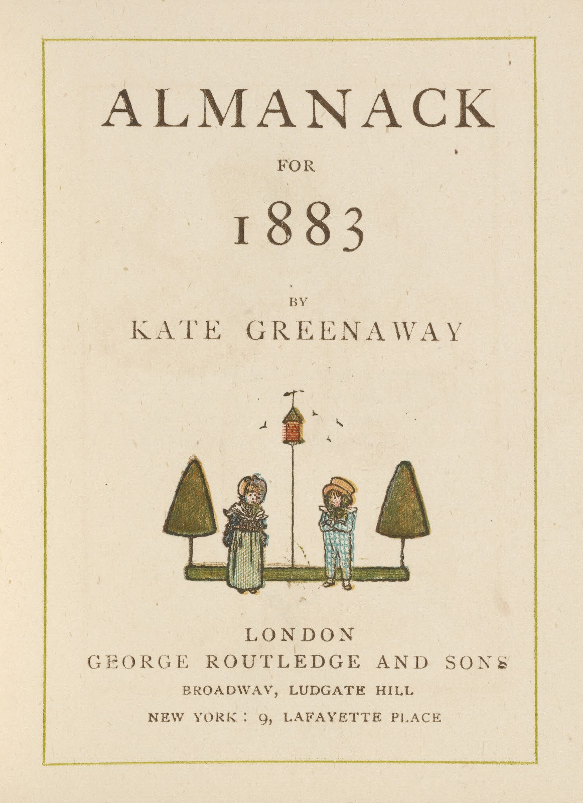 Almanack for 1883 1883