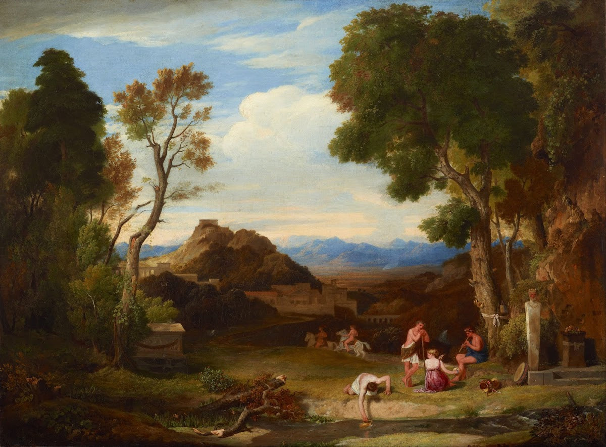 Classical landscape circa 1825 1830