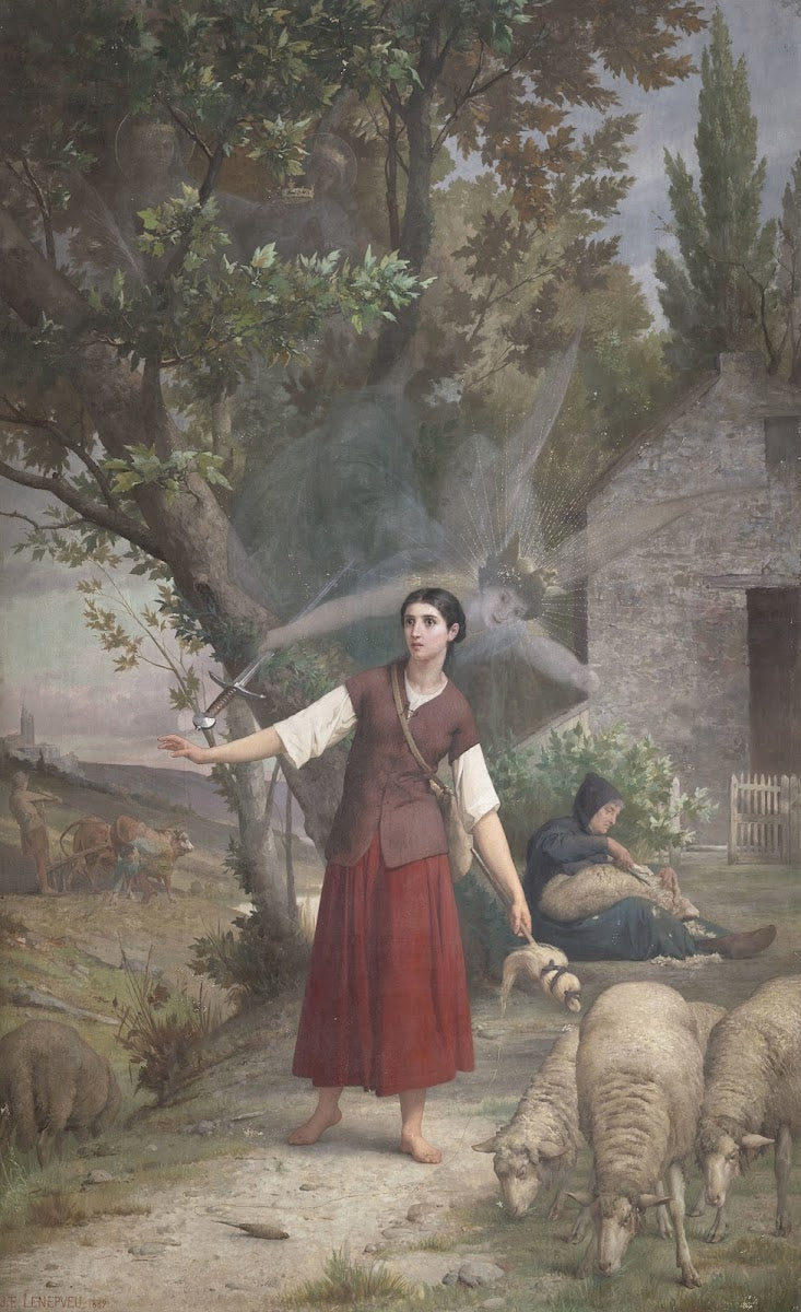 Jeanne dArc ayant la vision de larchange Michel 1886 1890