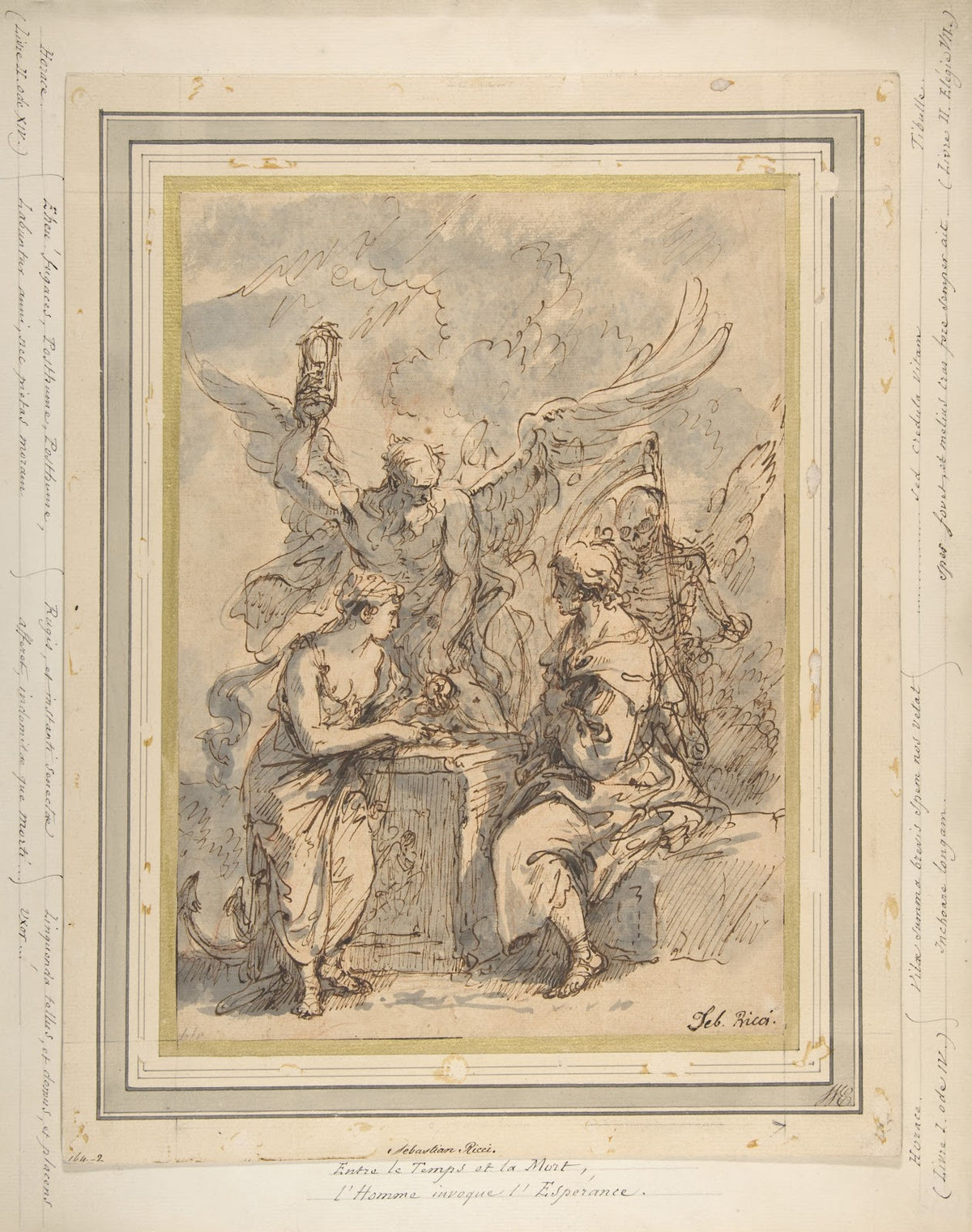 Allegory with Figures of Hope Time and Death 16591734