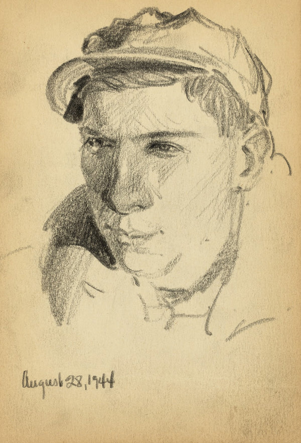 Soldier wearing cap 1944