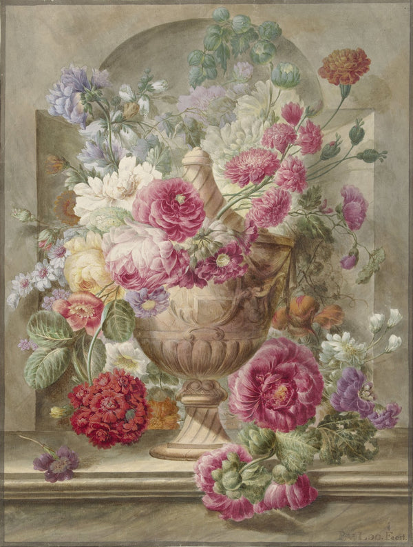 Vaas met bloemen 1745 1784