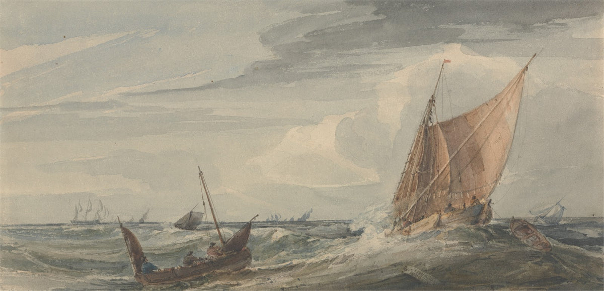 Ships on a Stormy Sea 1836