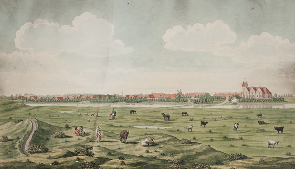 Prospekt af Præstø 1753
