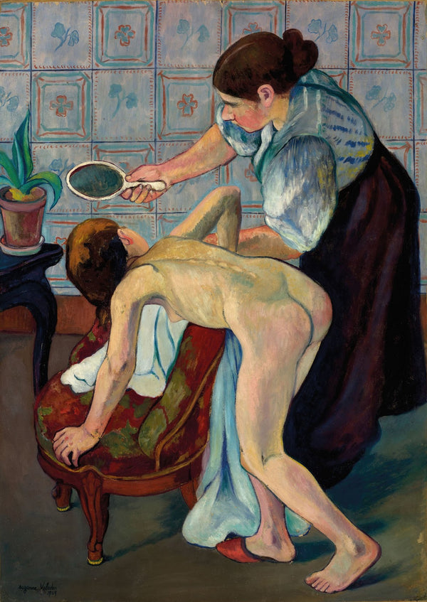 La petite fille au miroir 1909
