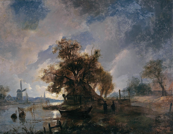 Holländische Flusslandschaft