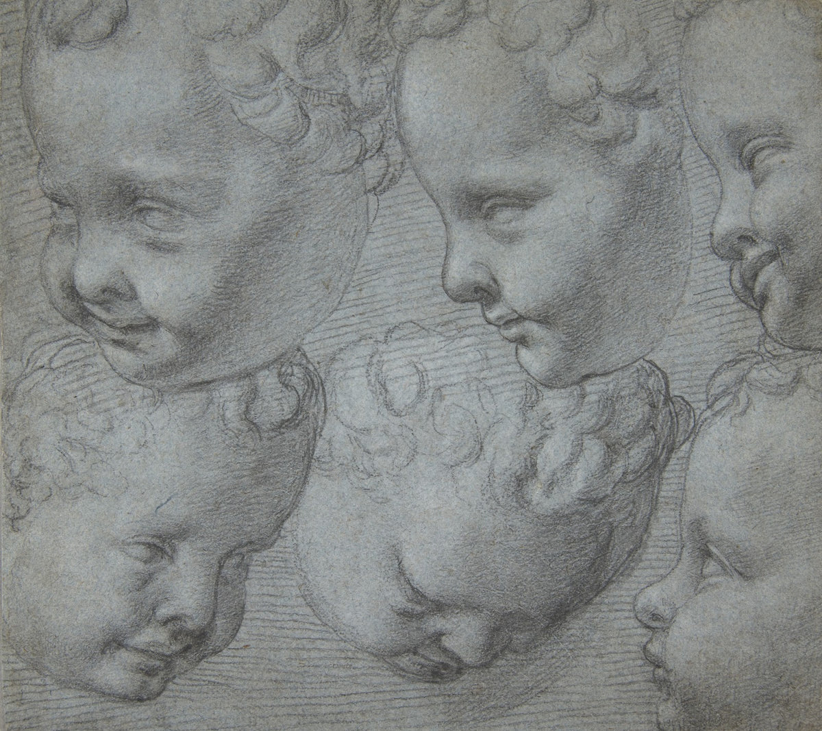 Studies of the Head of an Infant after a three dimensional model 157274
