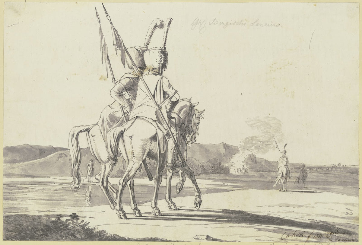 Großherzoglich Bergische Truppen Patrouille der Lanzenreiter 1811