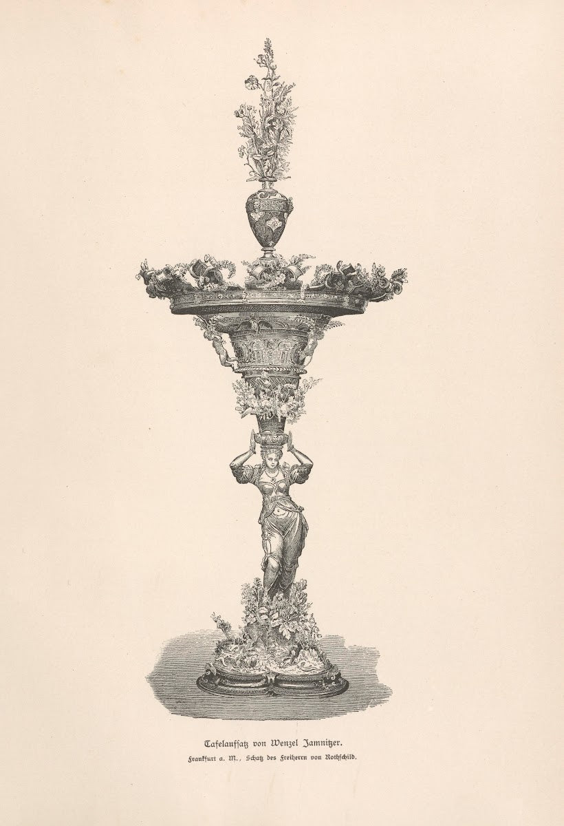 Tafelaufsatz von Wenzel Jamniger 1888