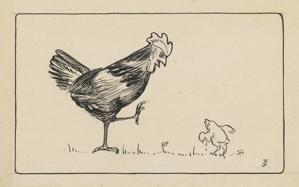 Twee kippen 1900 1940