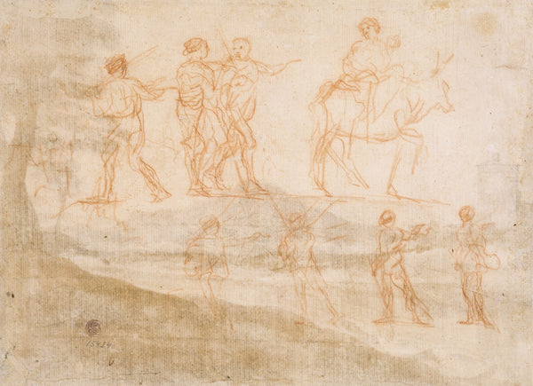 Studies of figures ca 1635 1640