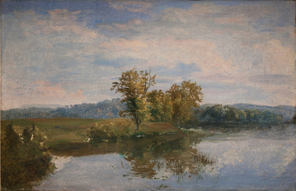 A View of Lake Vejl near Silkeborg Jutland 1843