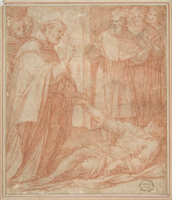 Saint Francis of Assisi Resuscitating a Dead Youth 15551629