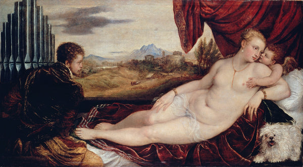 Venus with the Organ Player circa 1550
