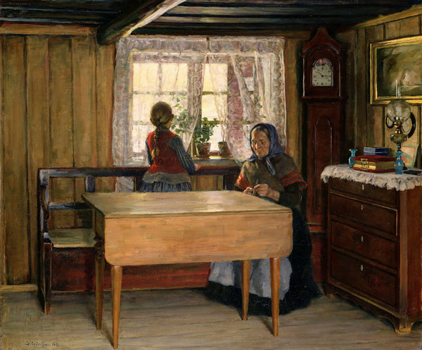 Visiting Grandmother 1891