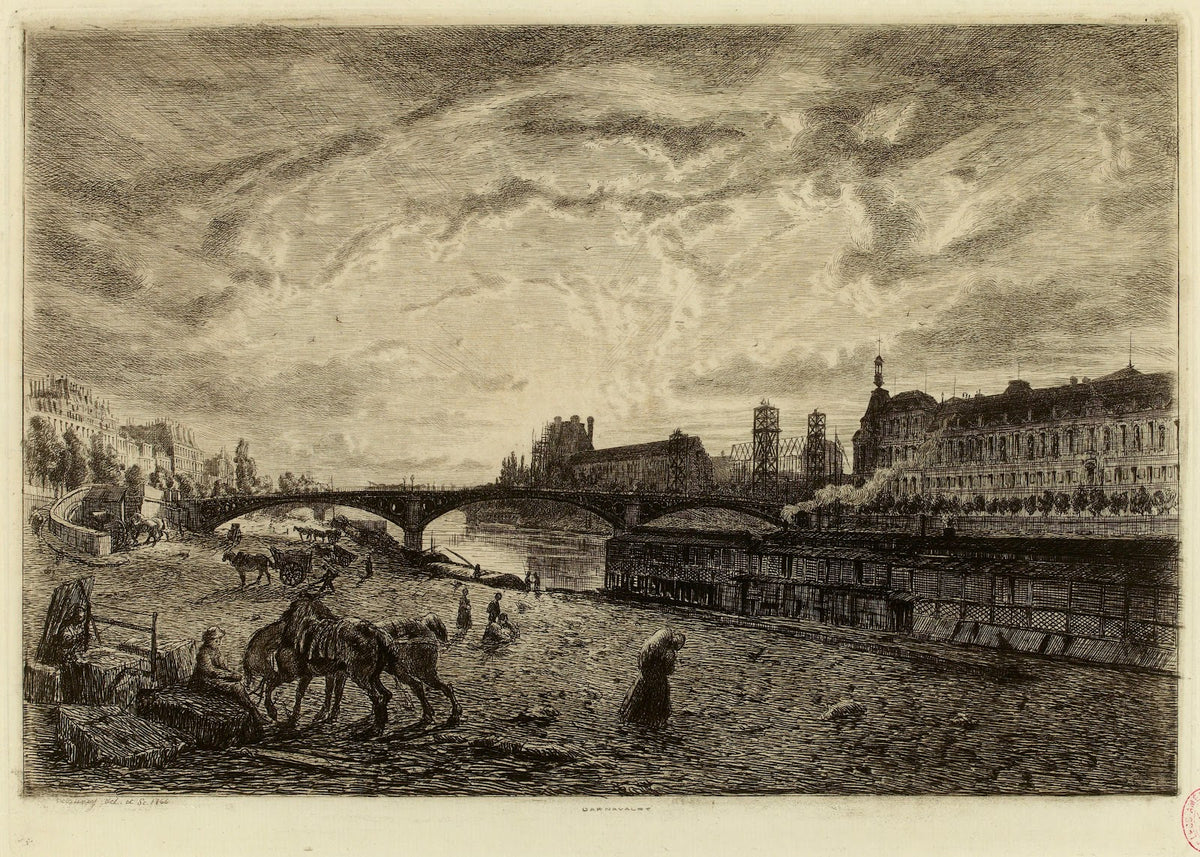 Pont du Carrousel 1866