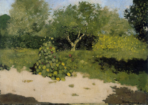 Corner of a Garden with Nasturtiums 1891