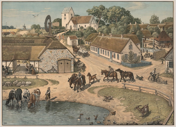 In the village 1904