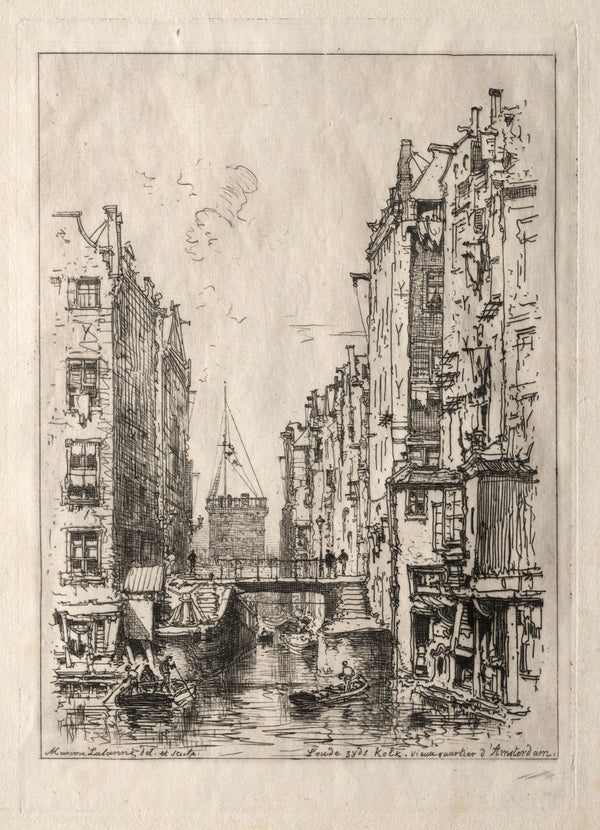 Old Quarter of Amsterdam 1881