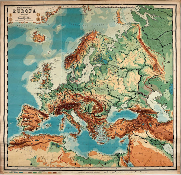 Map of Europe 1905