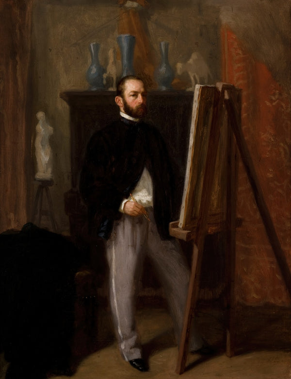 Self Portrait in the Studio 1858