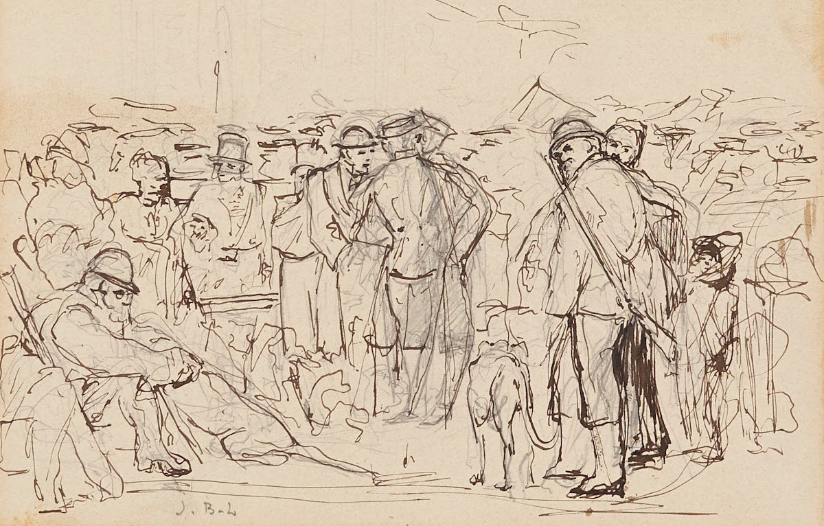 Le rendez vous de chasse 19th century
