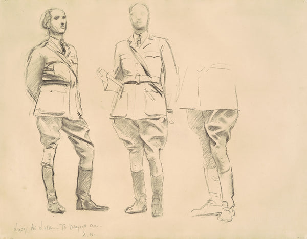 Studies for General Officers of World War I 1920 1922