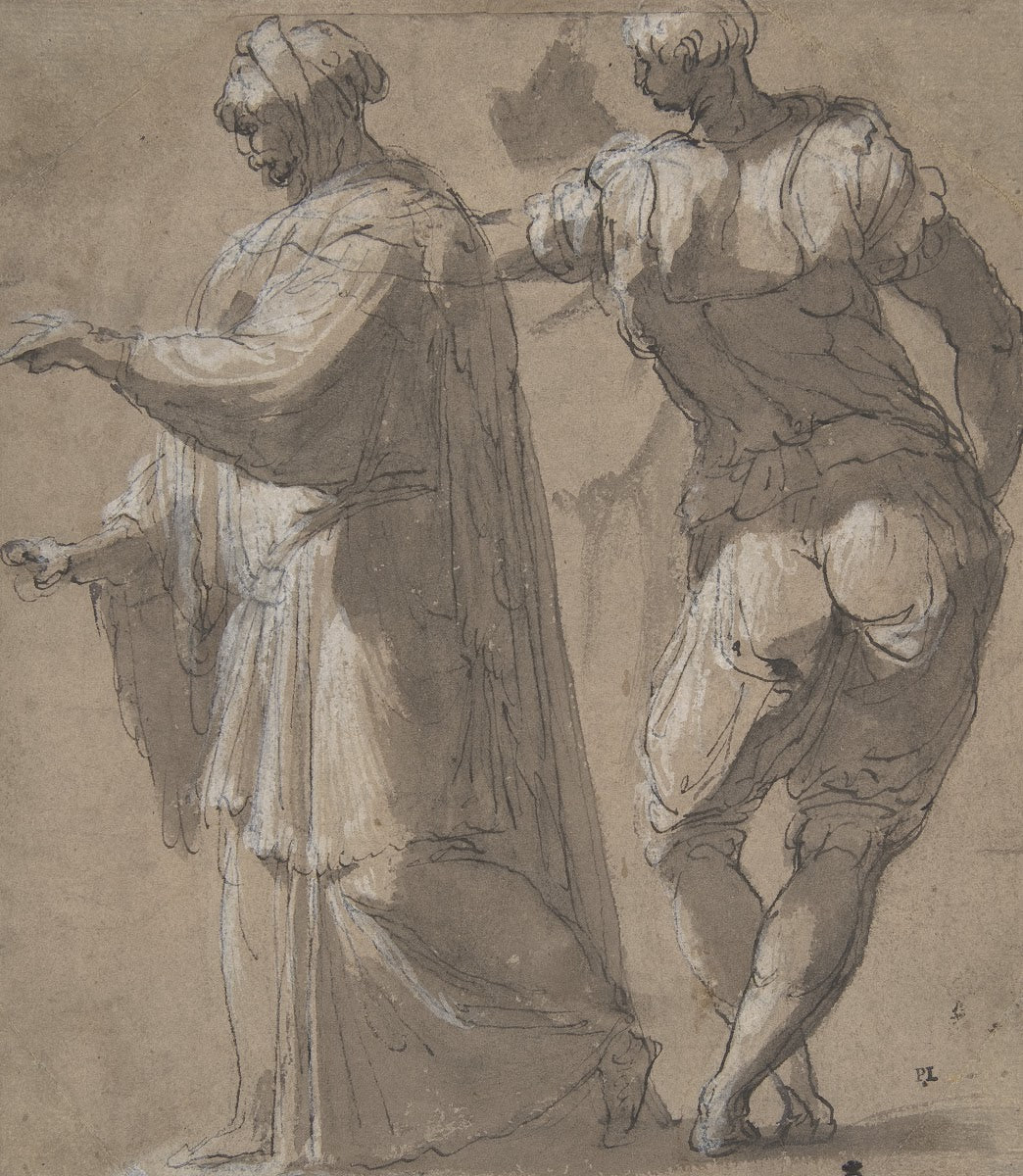 Two Standing Male Figures 150147